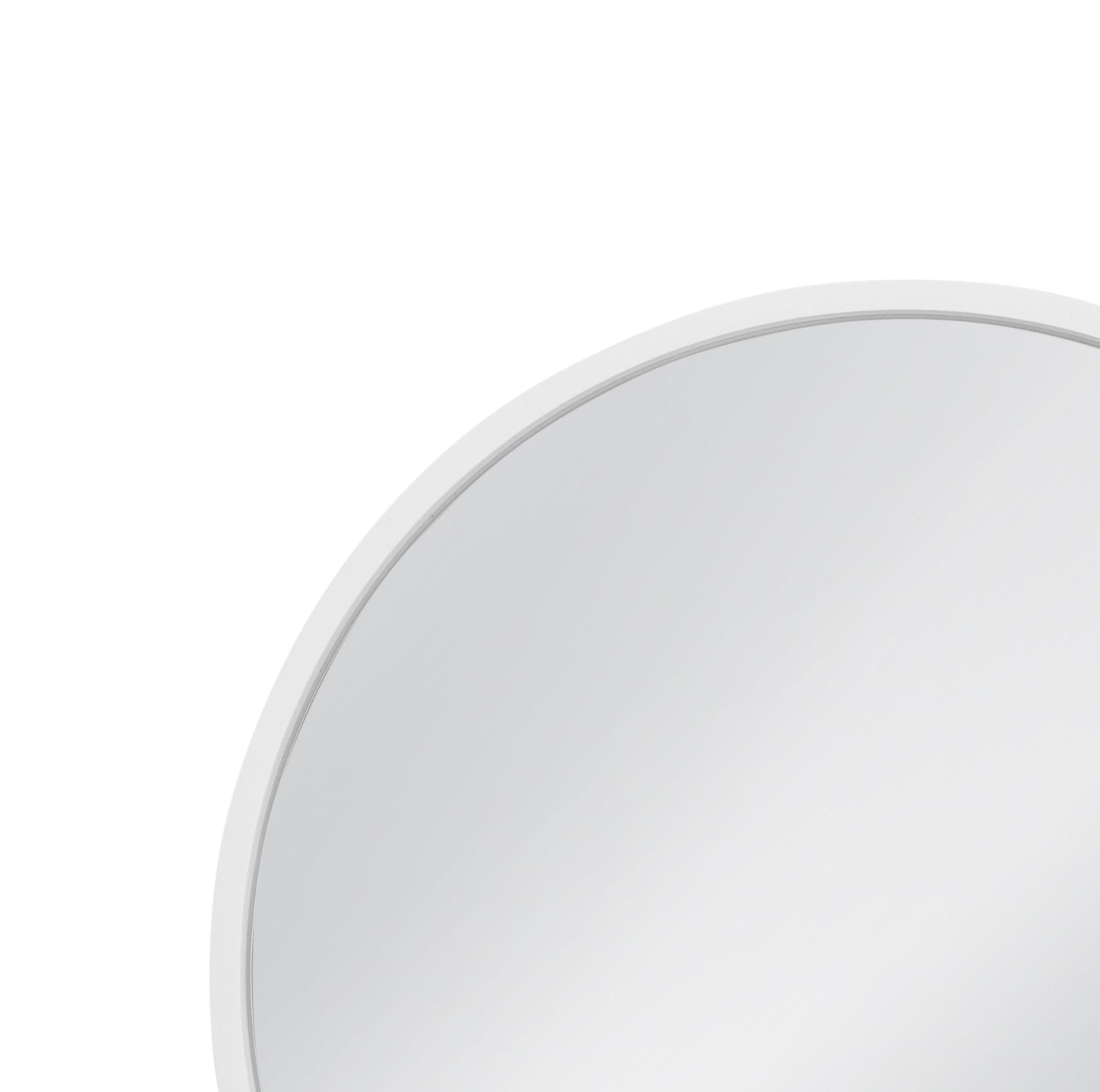 Cyprus - Wall Mirror - Glossy White