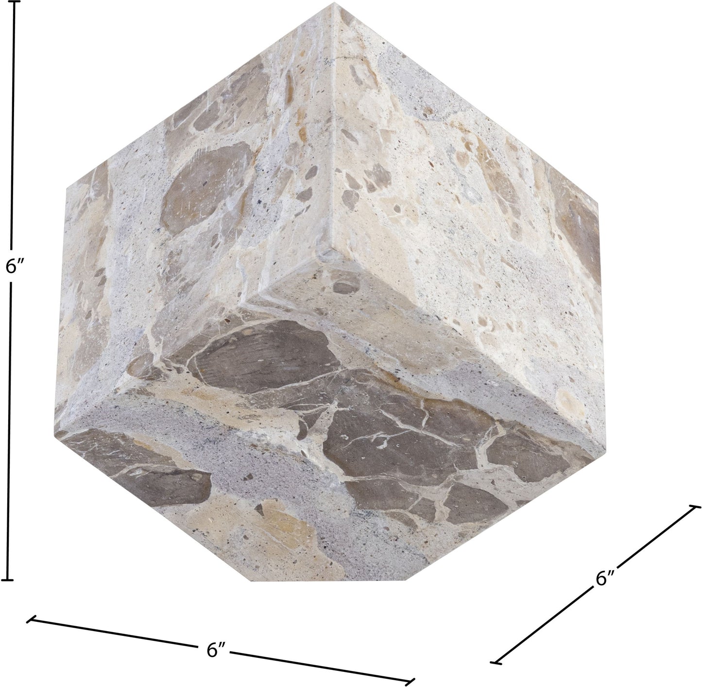 Block - Marble Decorative Cube
