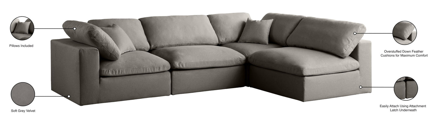 Plush - 4 Piece Modular Sectional