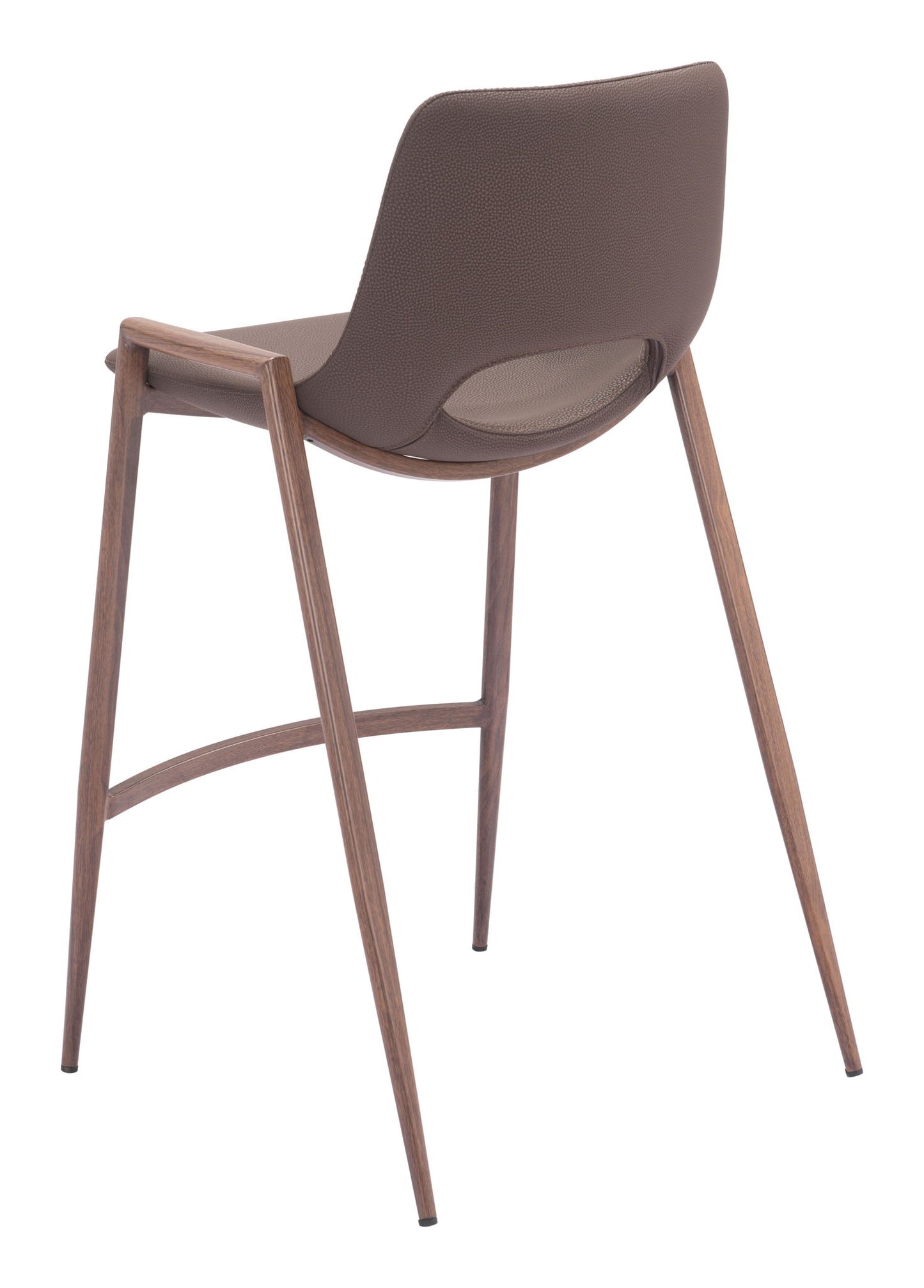 Desi - Counter Stool With Walnut Legs (Set of 2)