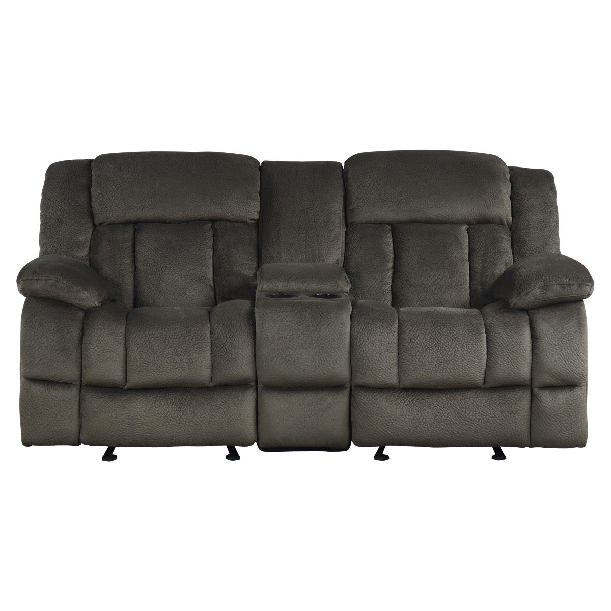 Laurelton Double Glider Reclining Love Seat with Center Console