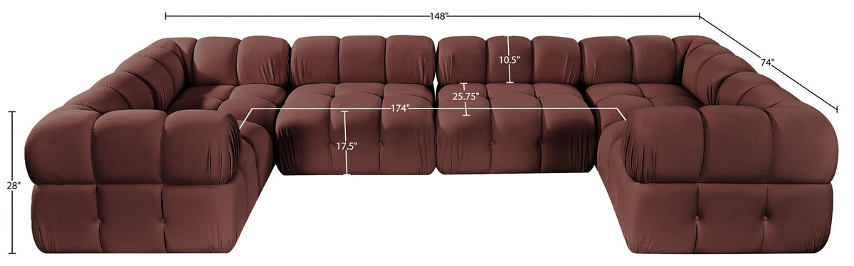 Orin - 6 Piece Modular Sectional (2 Modular Chairs, 4 Corner Chairs)