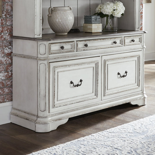 Magnolia Manor - Credenza - Antique White