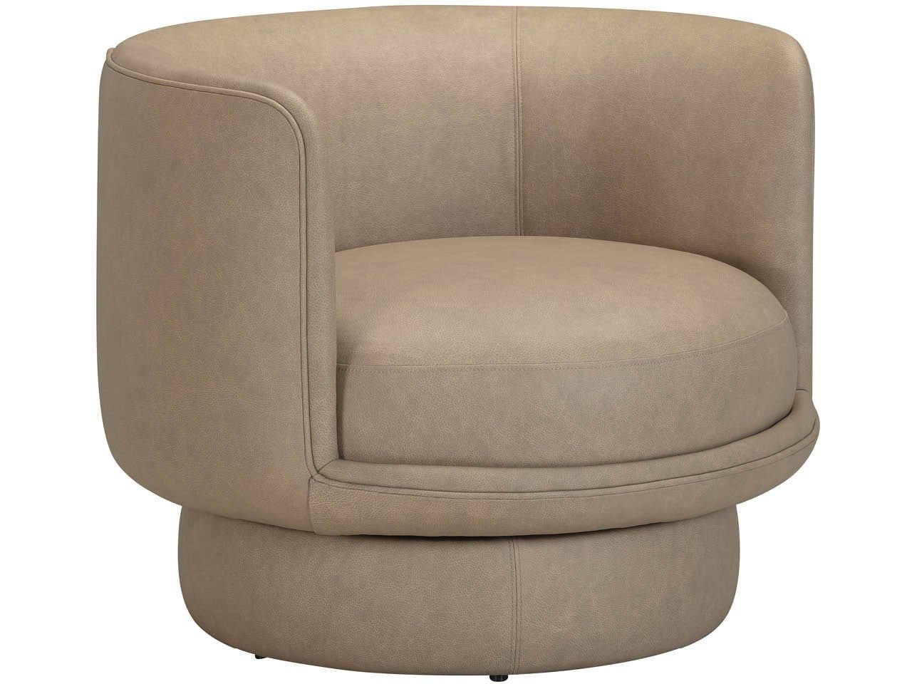 Deke - Swivel Chair - Light Brown