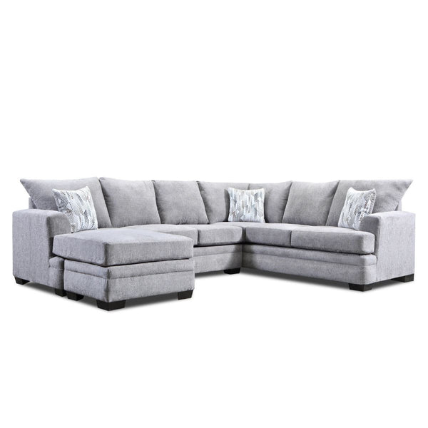 Rhombus 2-Piece Sectional with Pillows