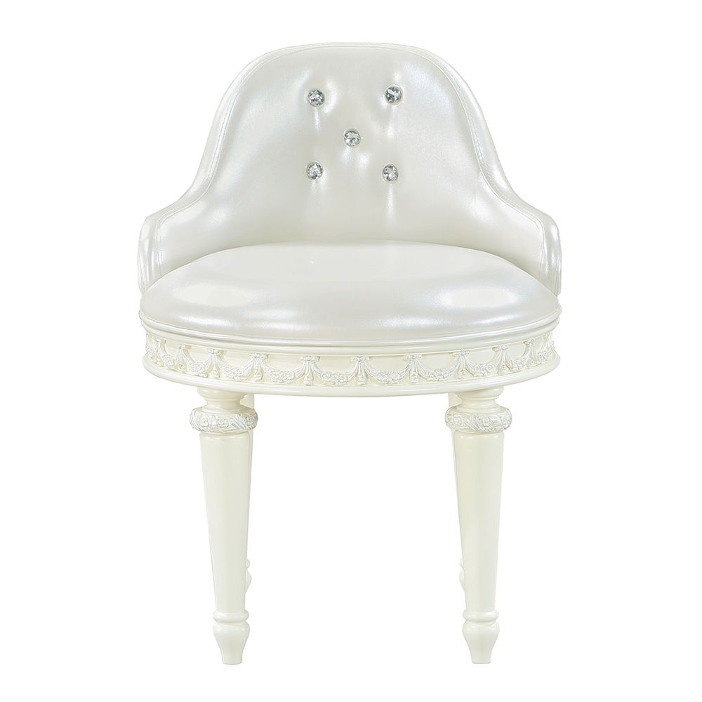 Dorothy - Vanity Chair With Swivel - Ivory
