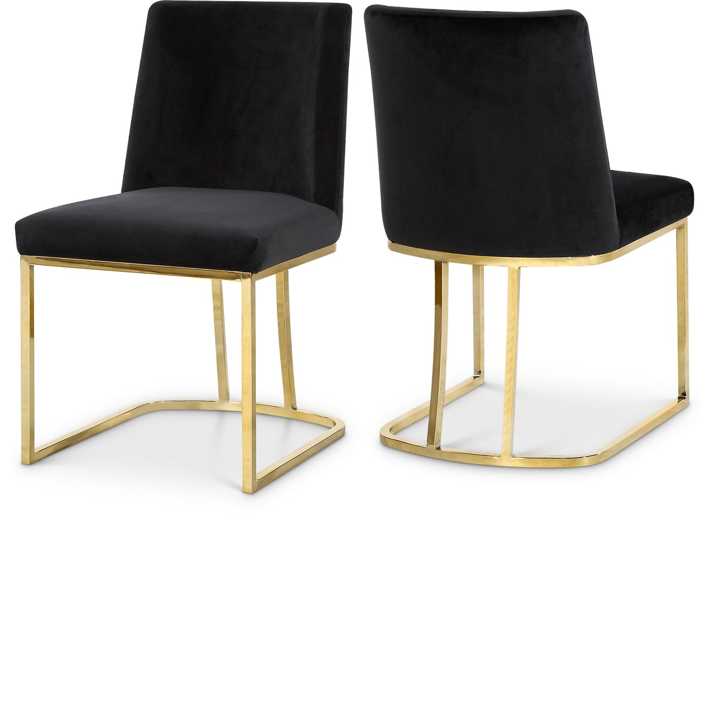 Heidi - Dining Chair with Gold Legs (Set of 2)