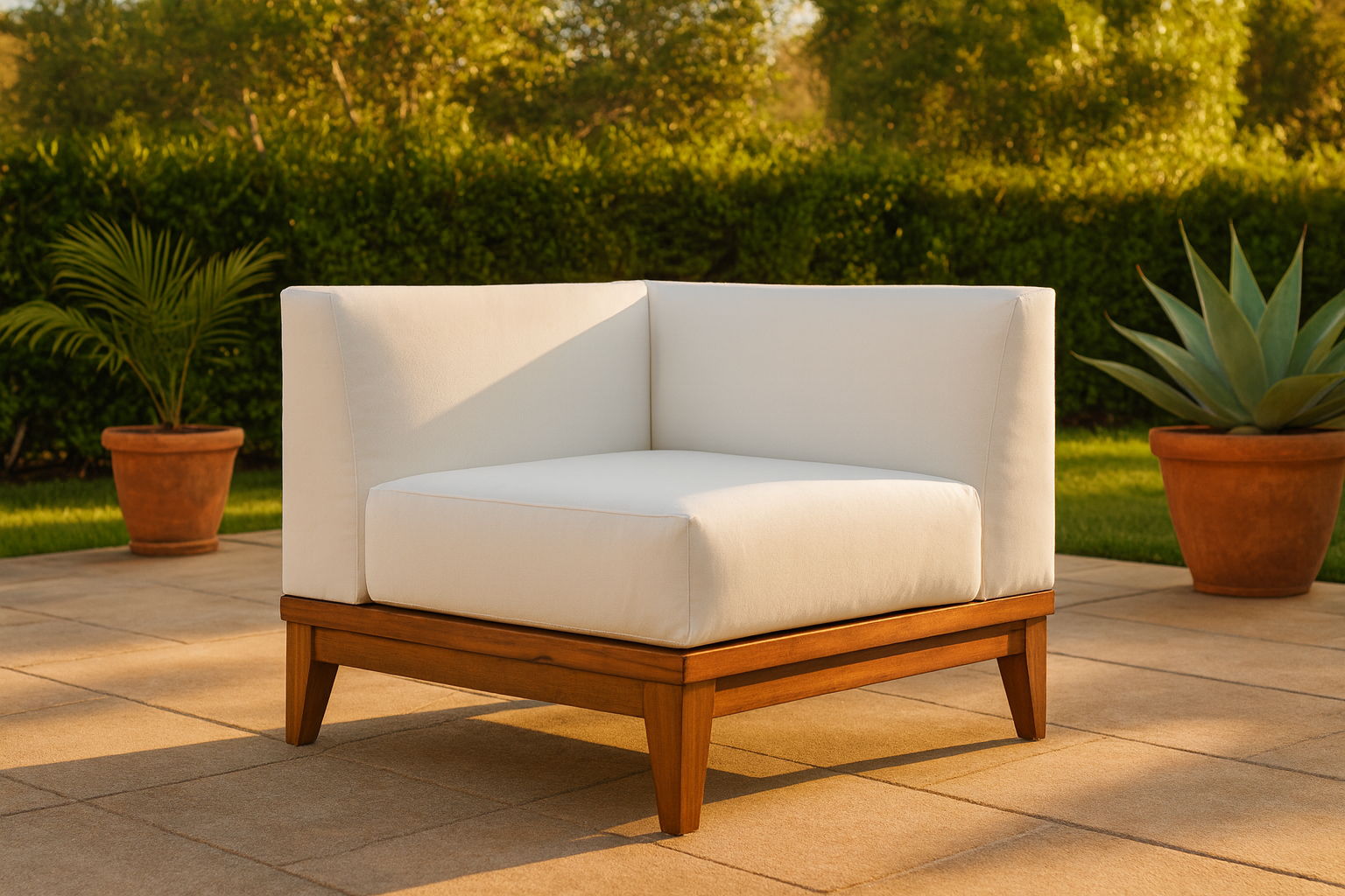 Meridian Furniture Rio Corner Chair - Thumbnail 3
