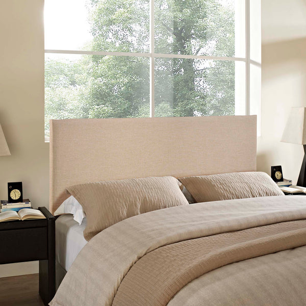 Region Upholstered Headboard - Queen, Cafe