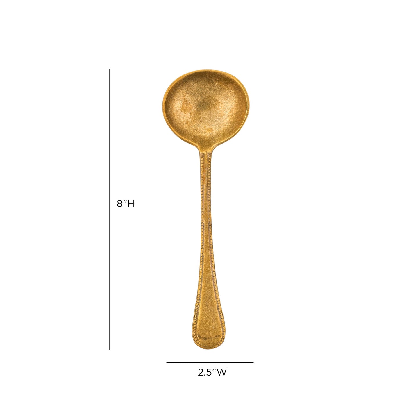 Anuja - Large Serving Spoon - Brass
