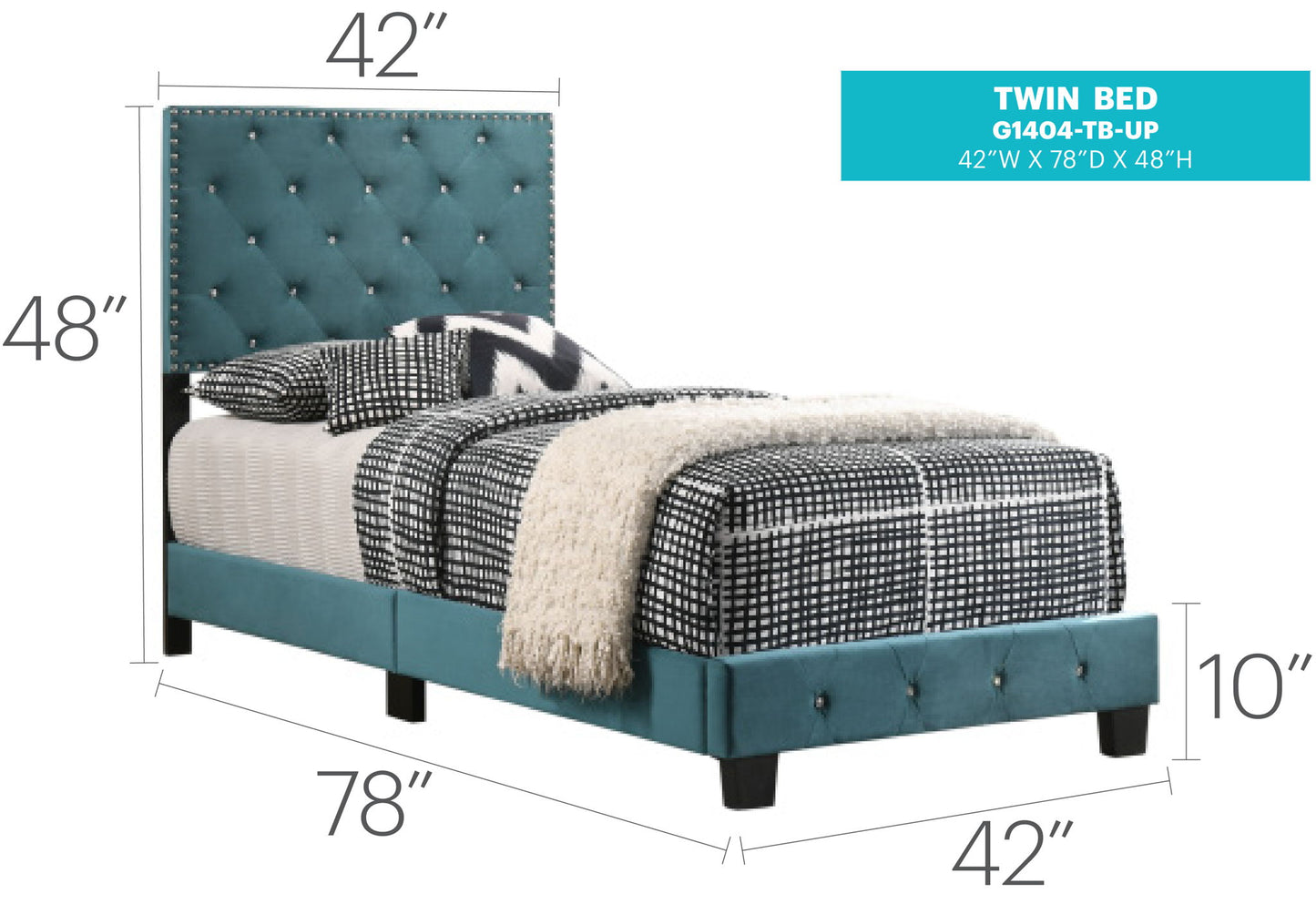 Glory Furniture - Suffolk - Bed