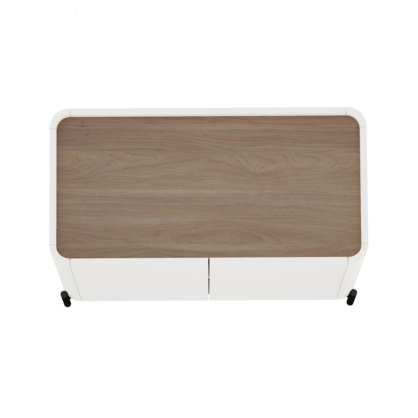 Abbey - Accent Cabinet - Maple And Off White