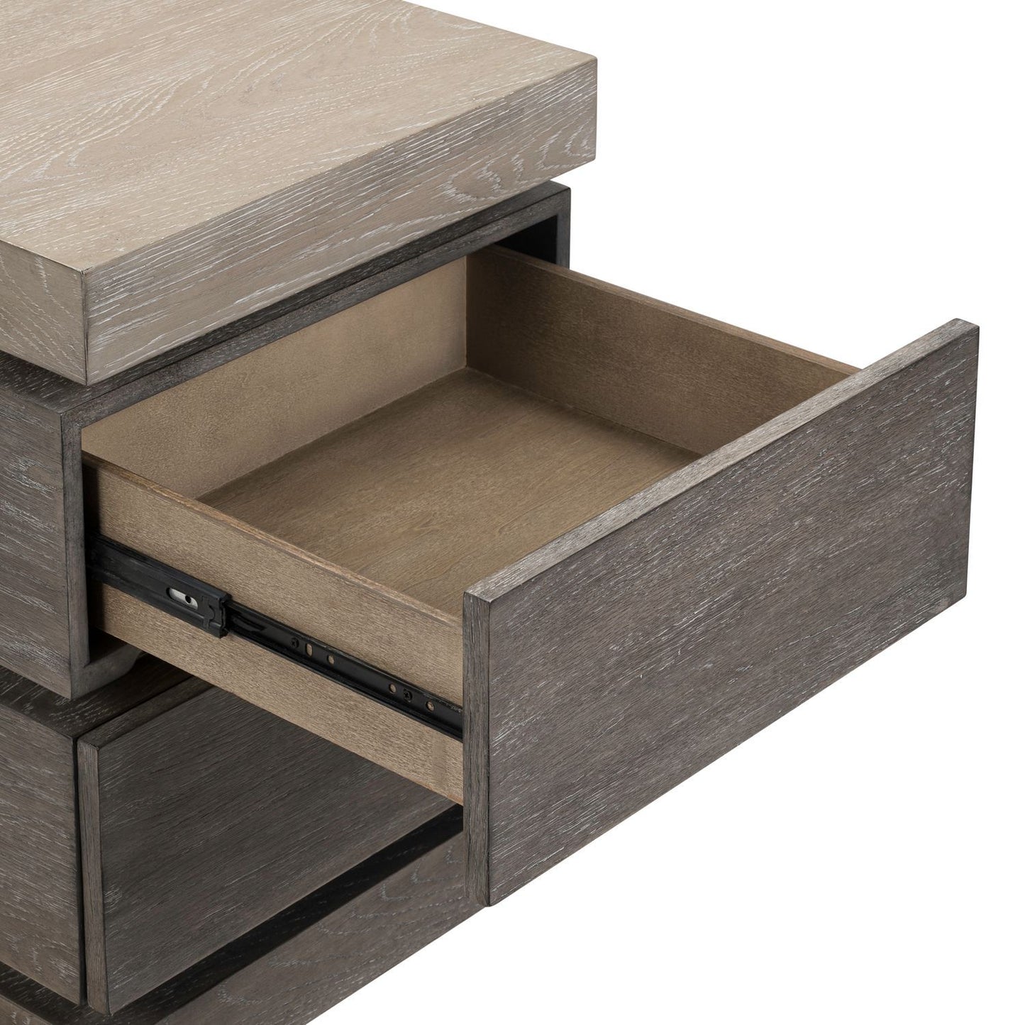 Piedmont - Chairside Table - Charcoal / Ash