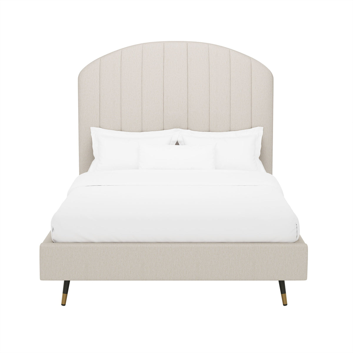 Liraine - Arched Channel Upholstered Bed
