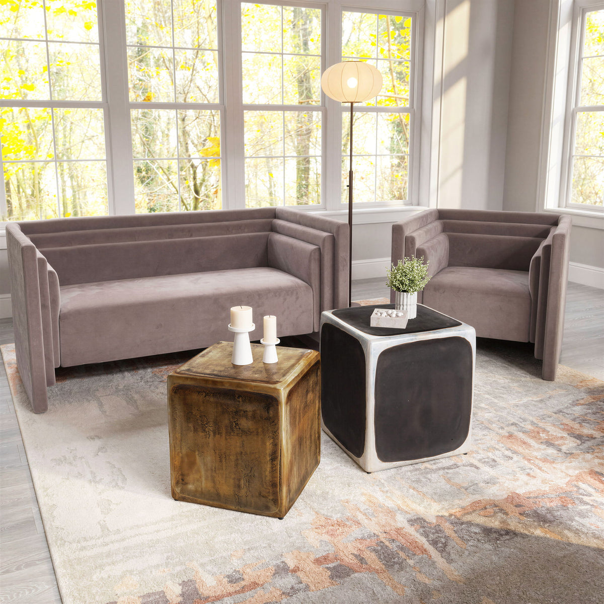 Brics - Side Tables (Set of 2) - Multicolor