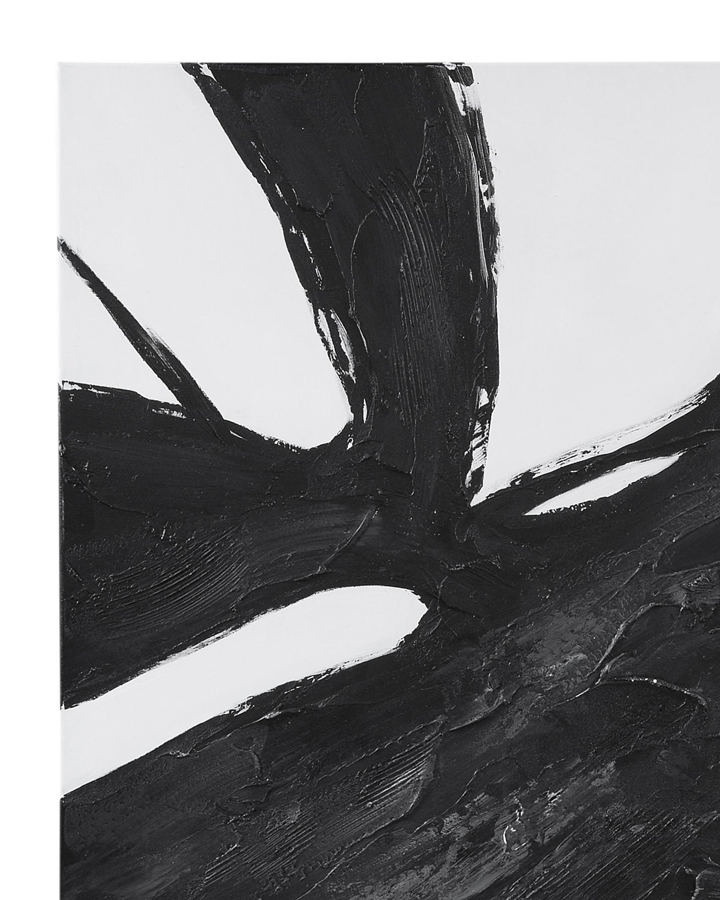 Franz Canvas Art - White / Black