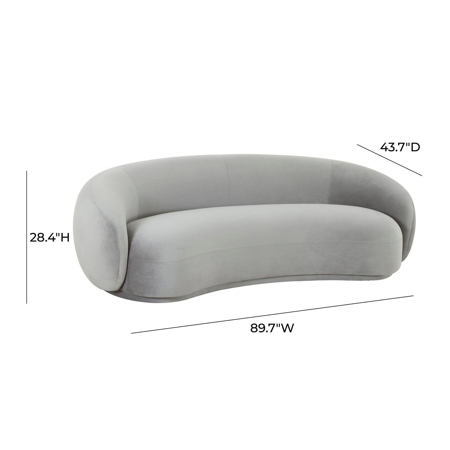 Kendall - Velvet Sofa