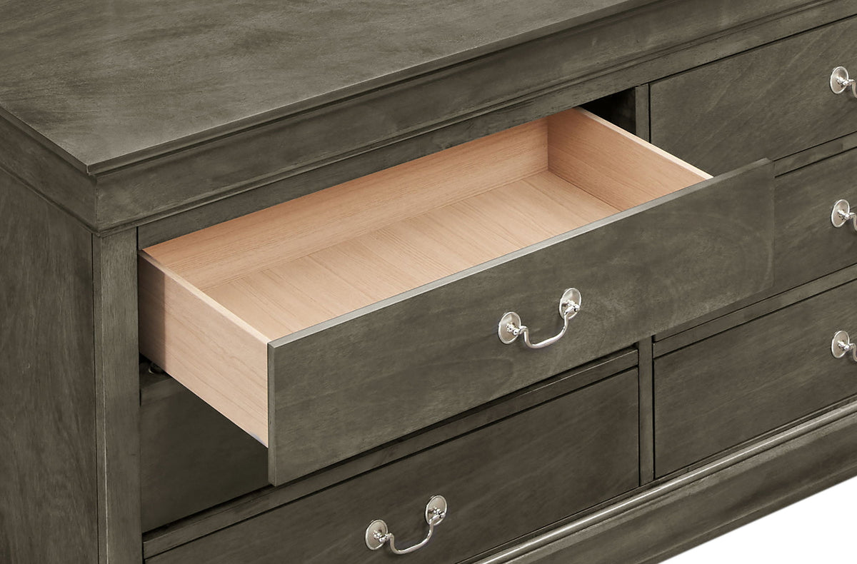 Glory Furniture - Louis Phillipe - Dresser & Mirror