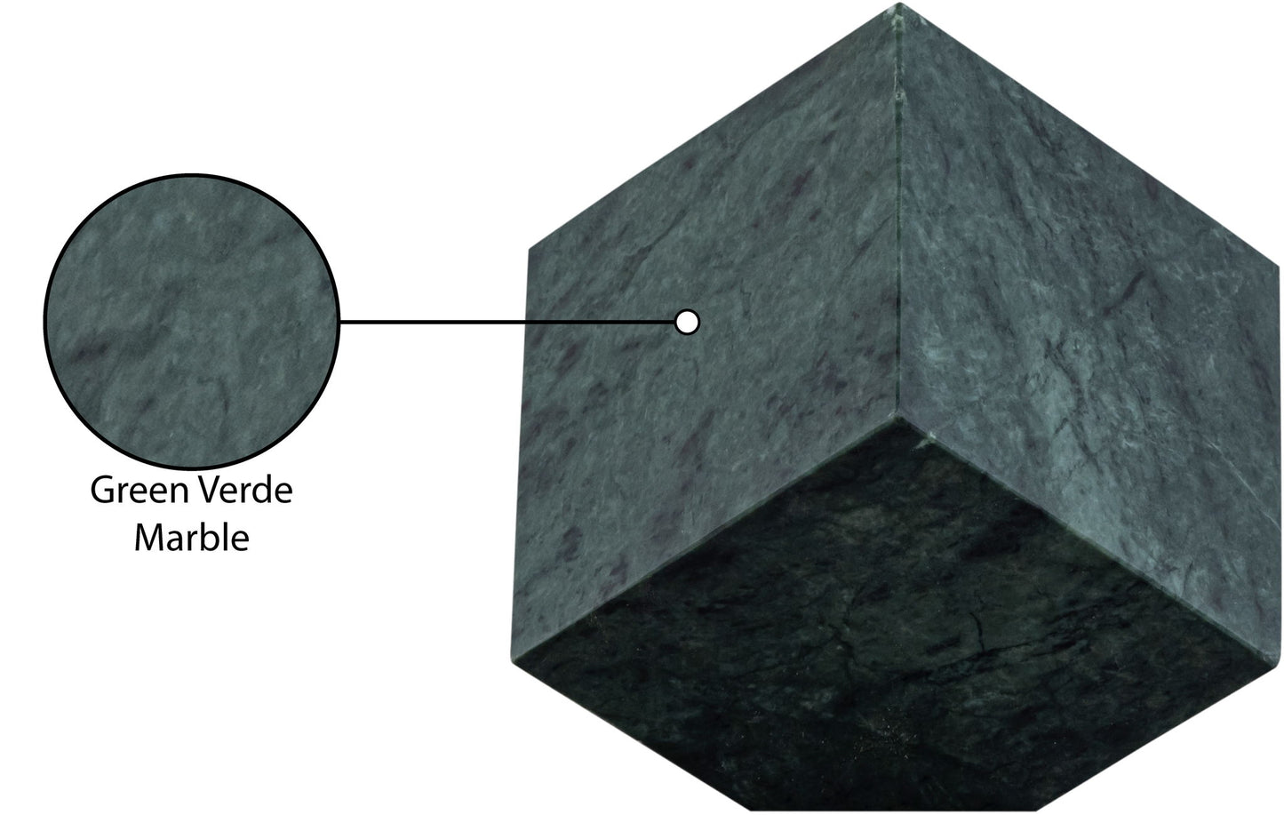 Block - Marble Decorative Cube