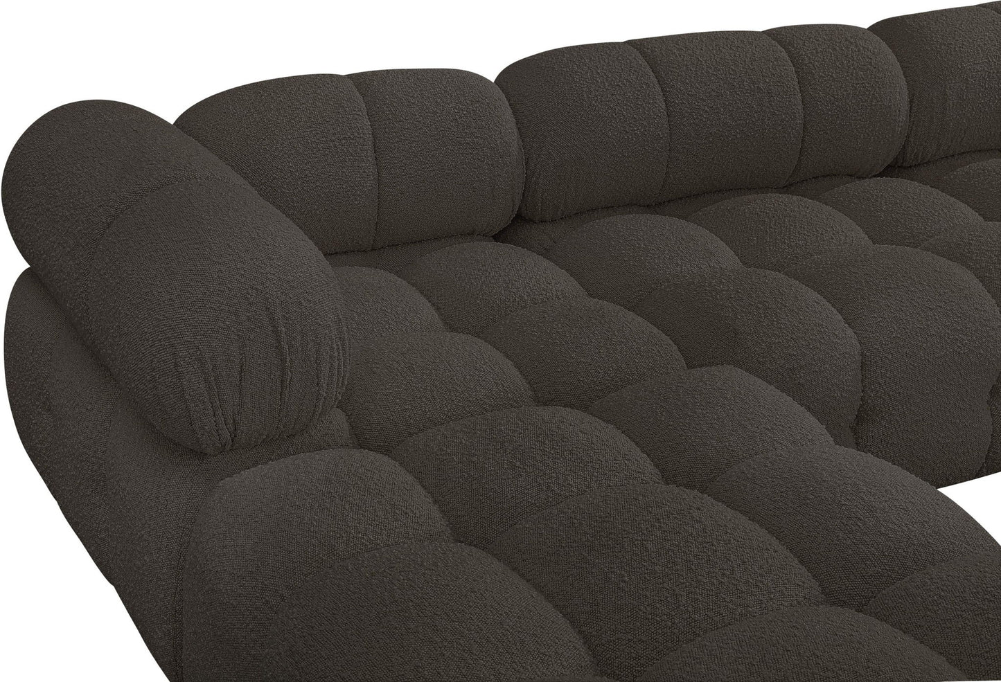 Ames - 7 Piece Fabric Modular U-Shaped Sectional