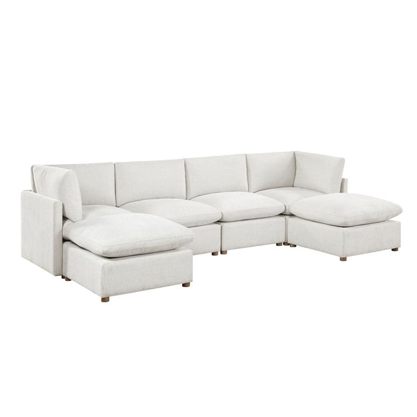 Annex 6-Piece Modular Sectional with Two Ottomans