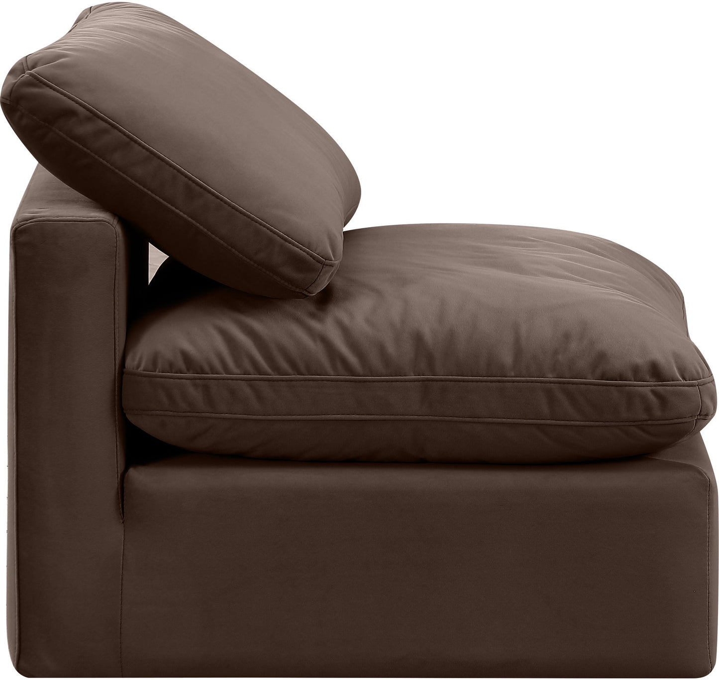 Indulge - Velvet Armless Chair