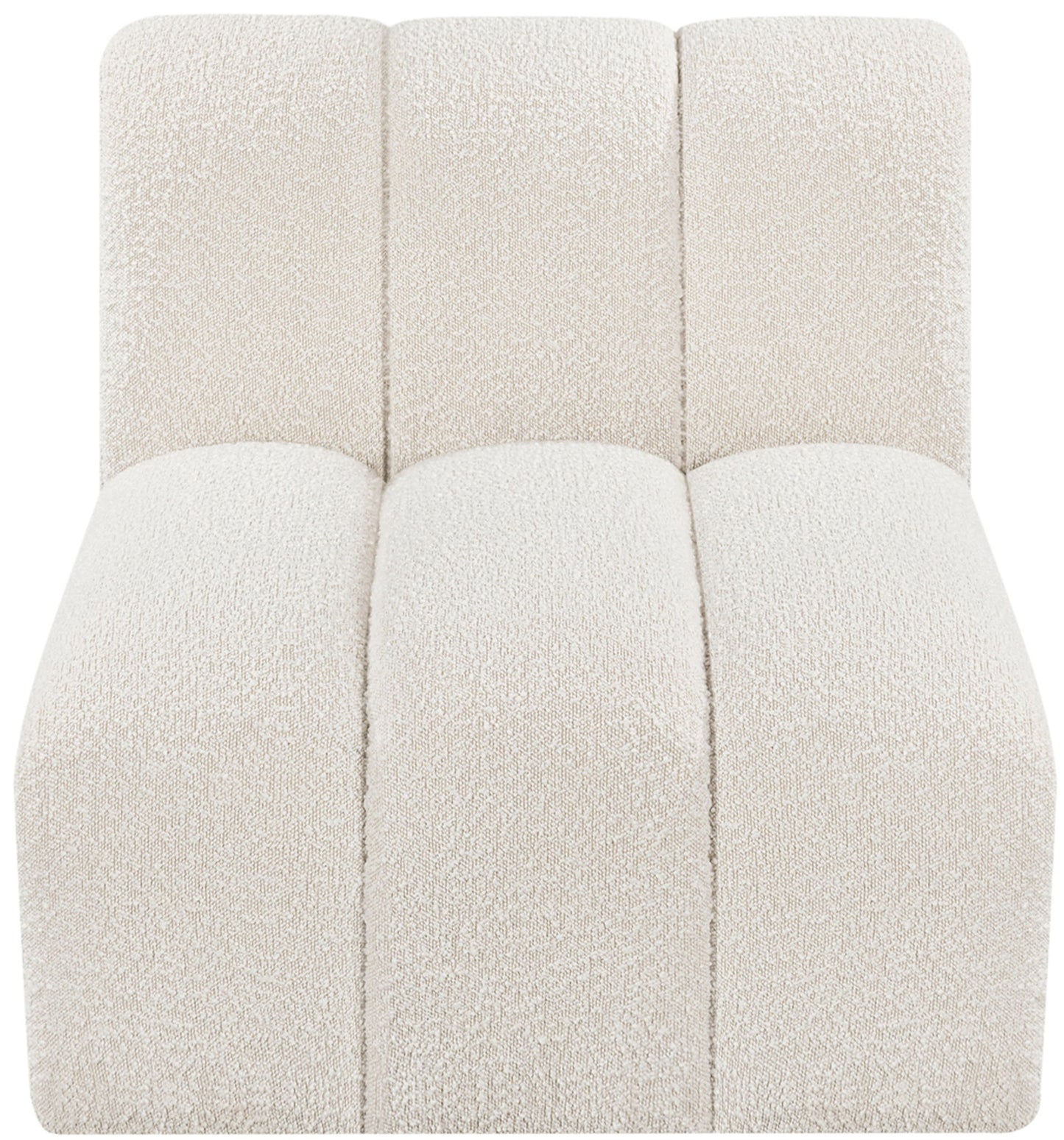 Arc - Boucle Fabric Straight Chair