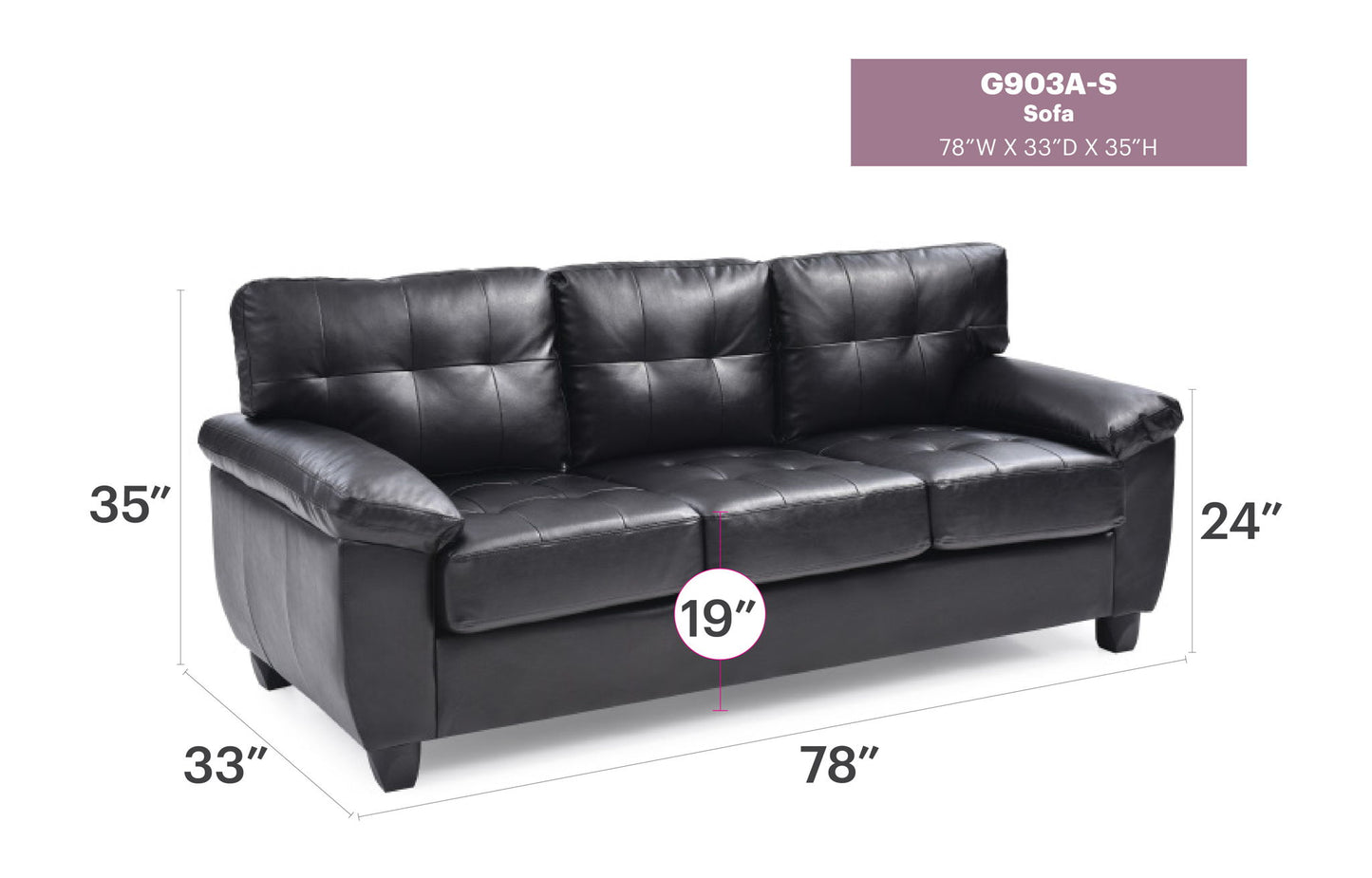Glory Furniture - Gallant - Sofa