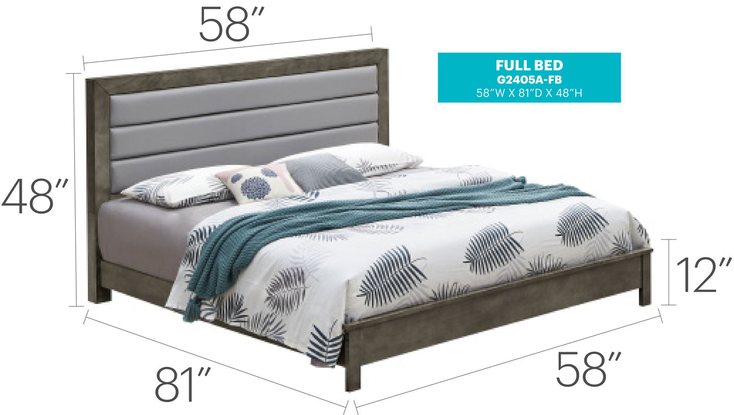 Glory Furniture - Burlington - Upholstered Bed