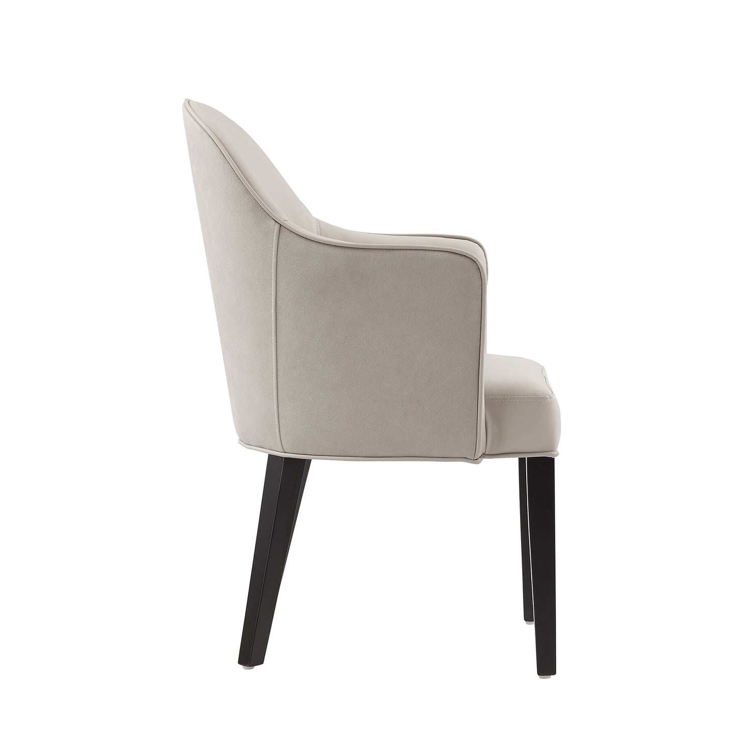 Manhattan Hillman - Armchair, Vegan Leather And Velvet