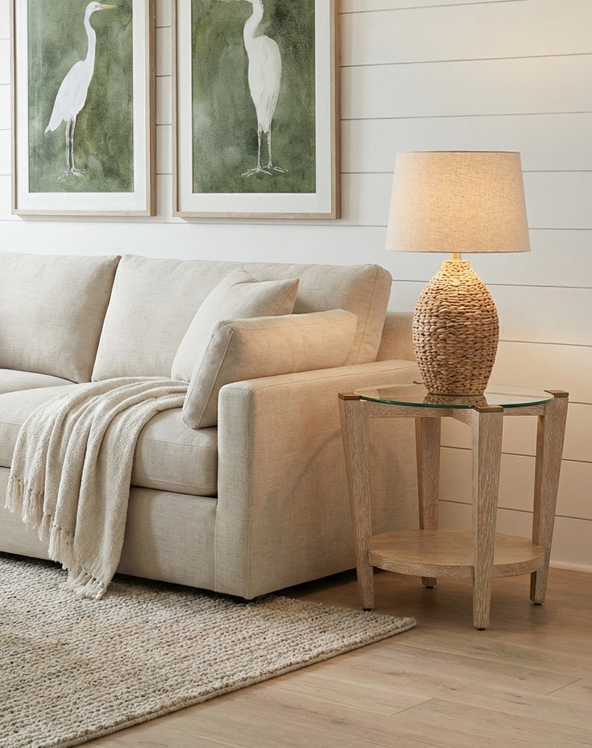 Dunes - End Table - Bleached Oak