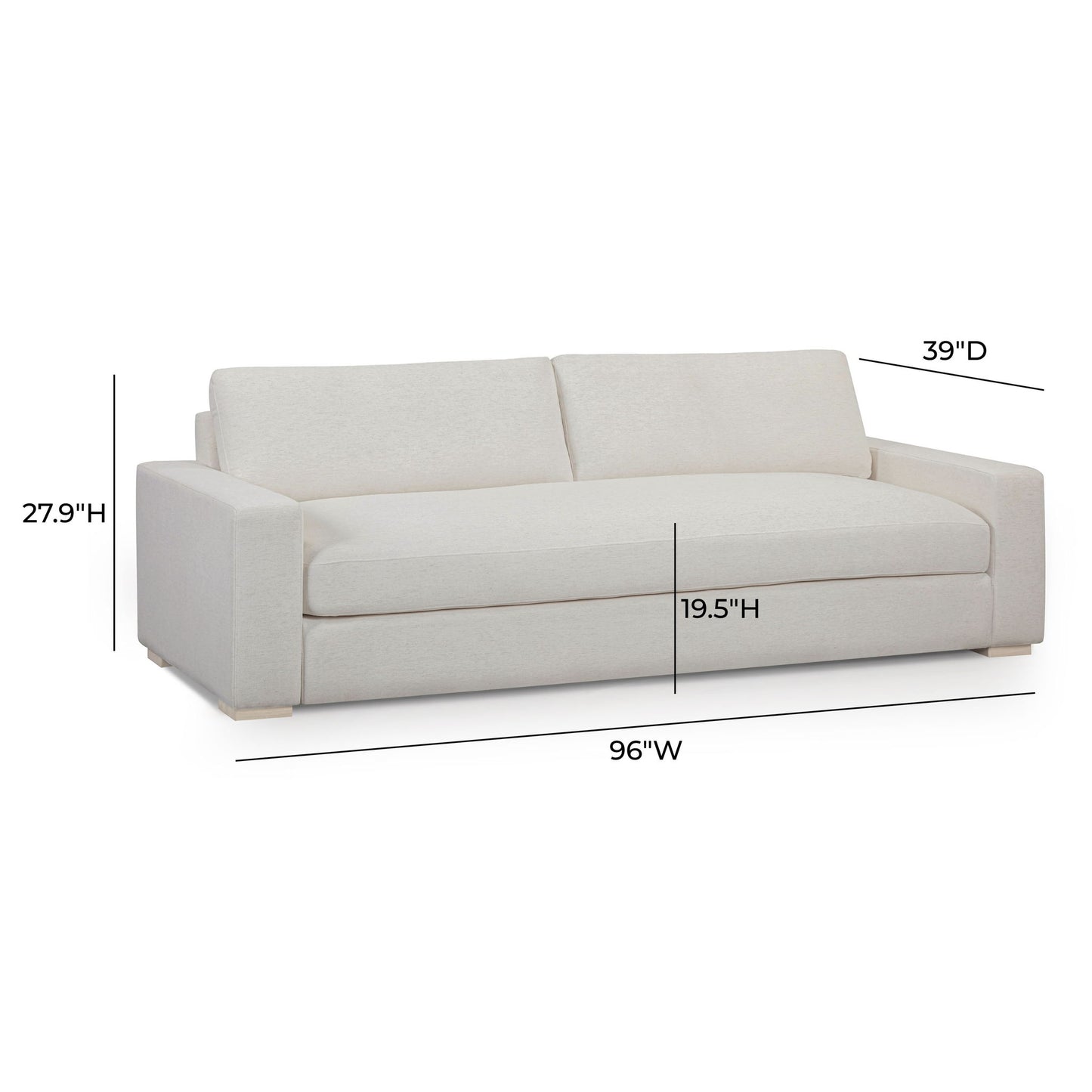Beckham - Upcycled Chenille Sofa