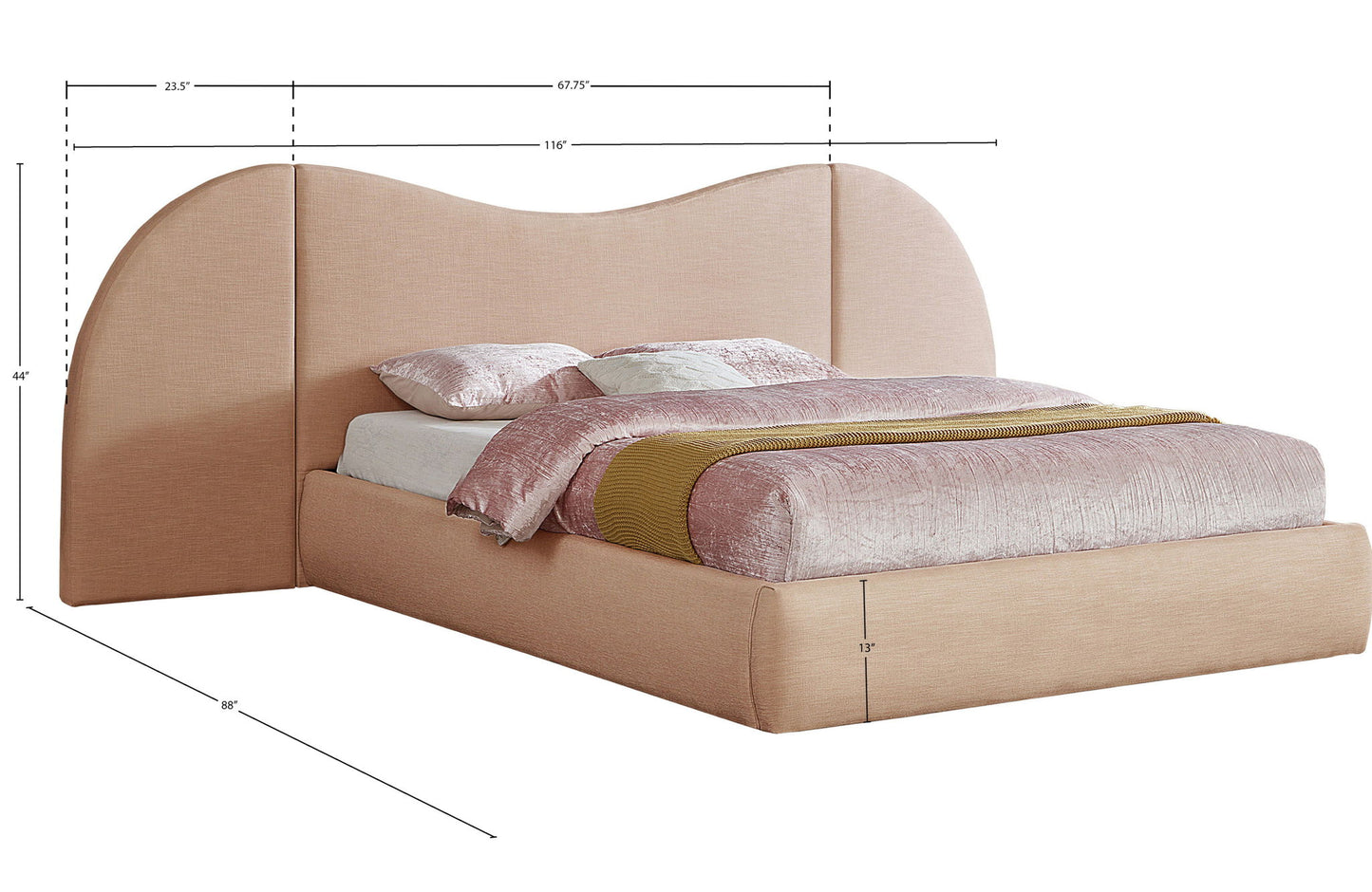 Everest - Linen Fabric Bed