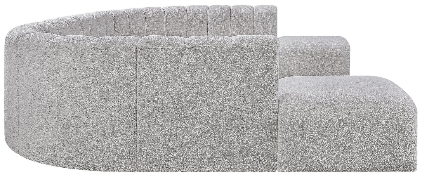 Arc - Boucle Fabric Modular Sectional