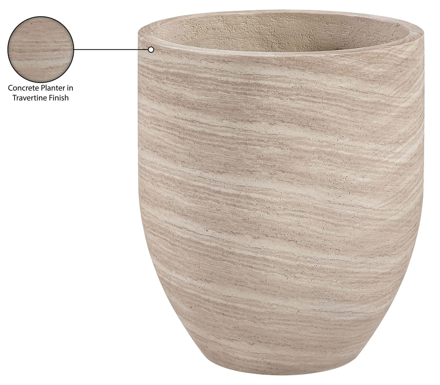 Florique - Indoor / Outdoor Concrete Planter