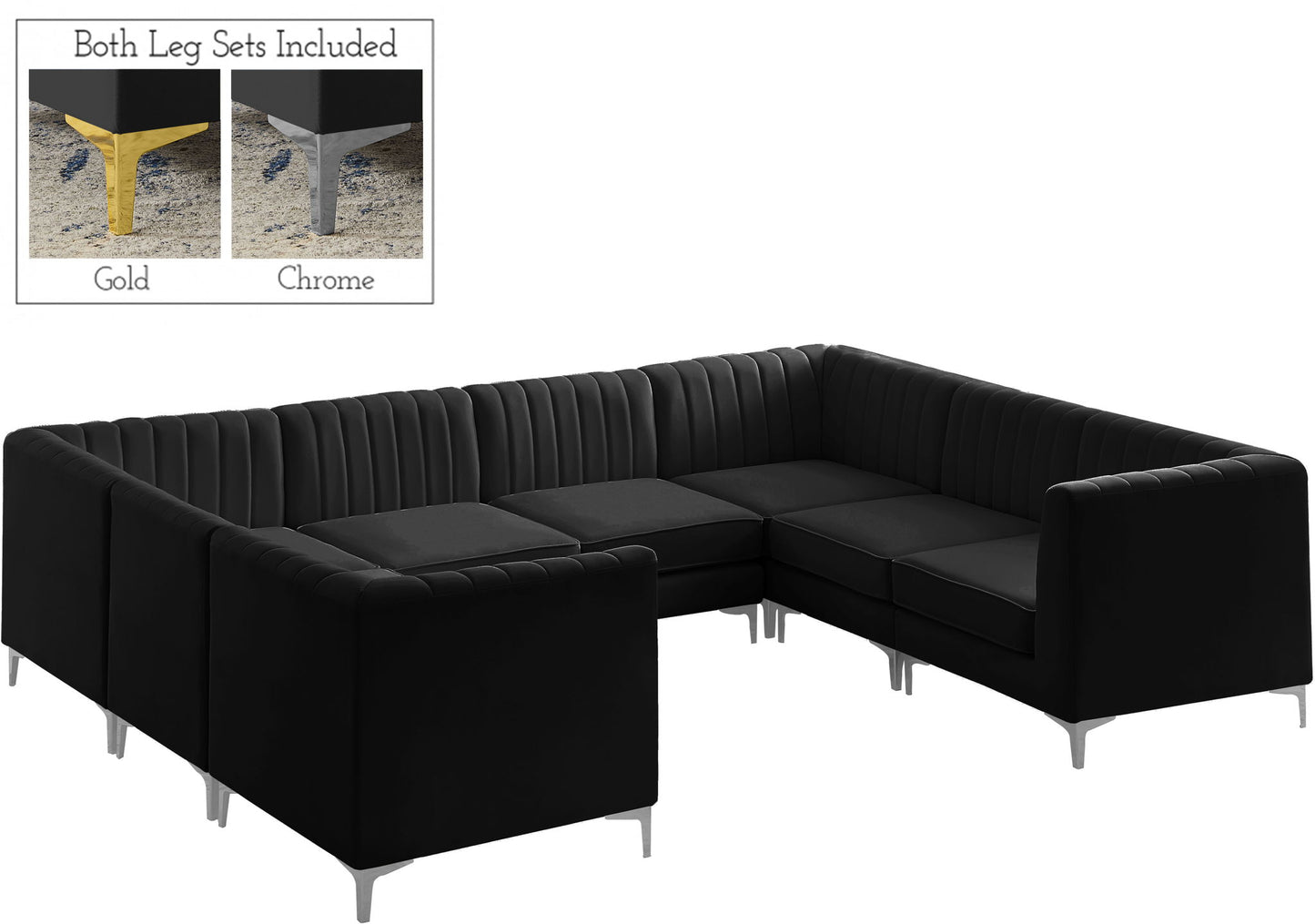 Alina - 8 Piece Modular Sectional