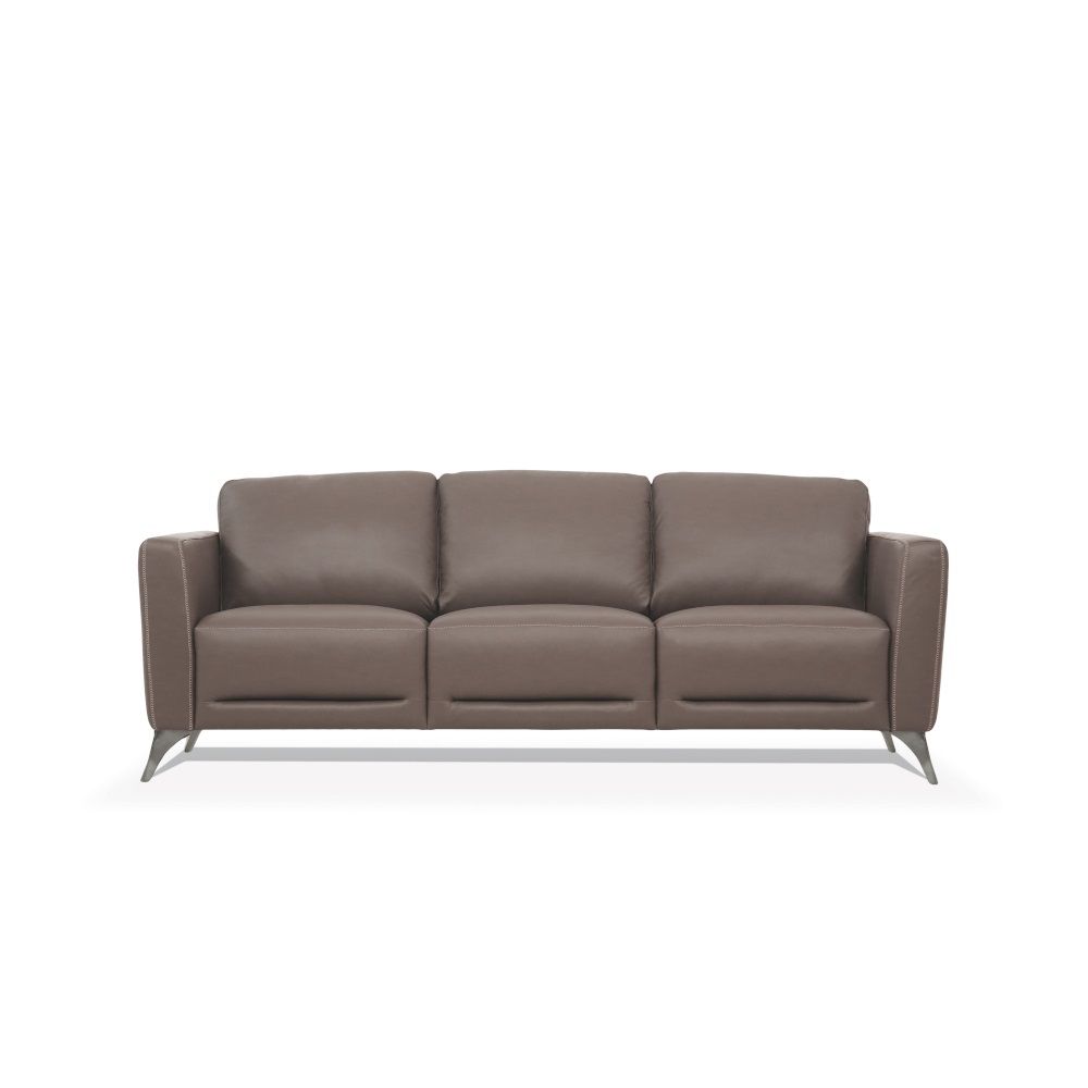 Malaga - Sofa - Taupe Leather