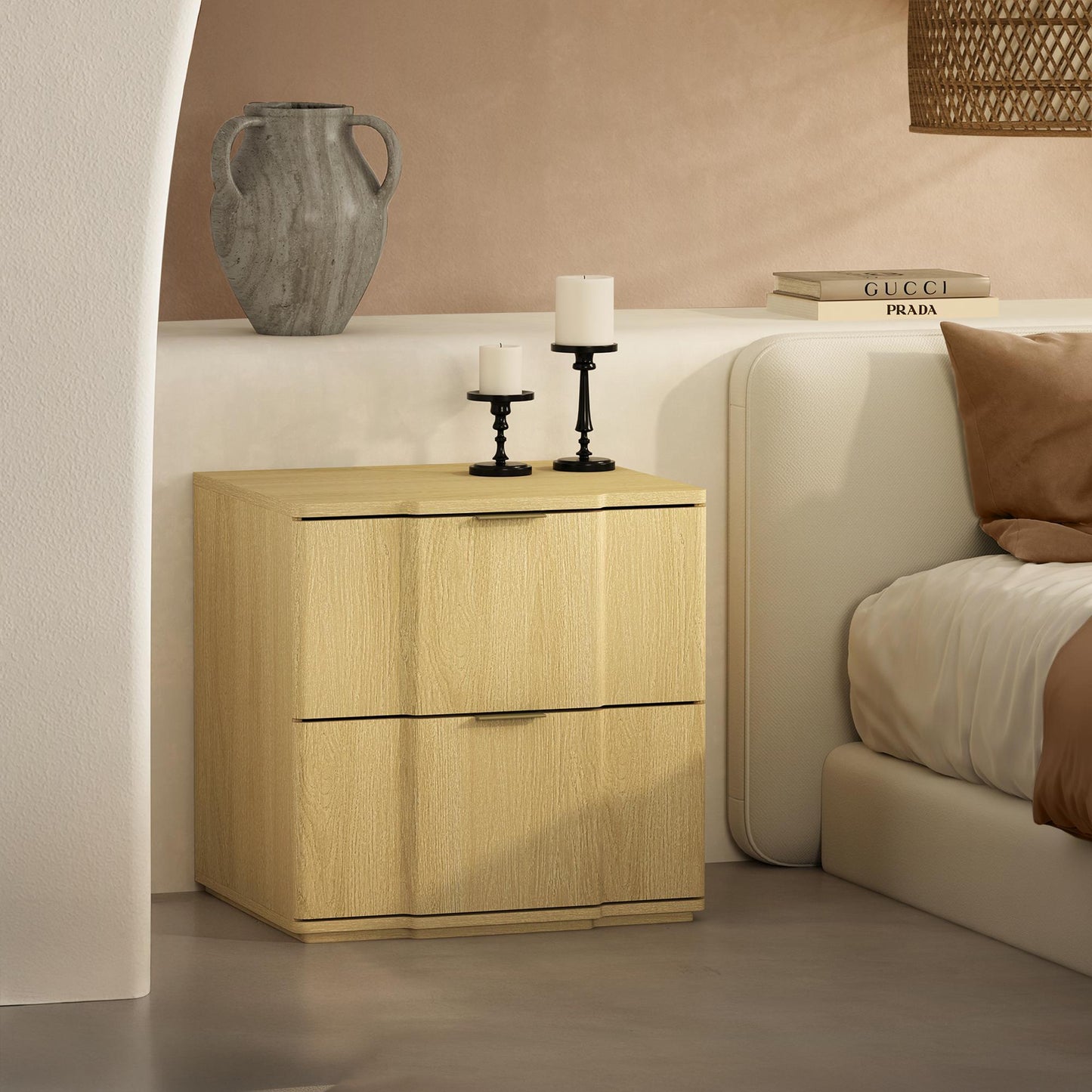 Manhattan Clive - 2-Drawer Accent Nightstand