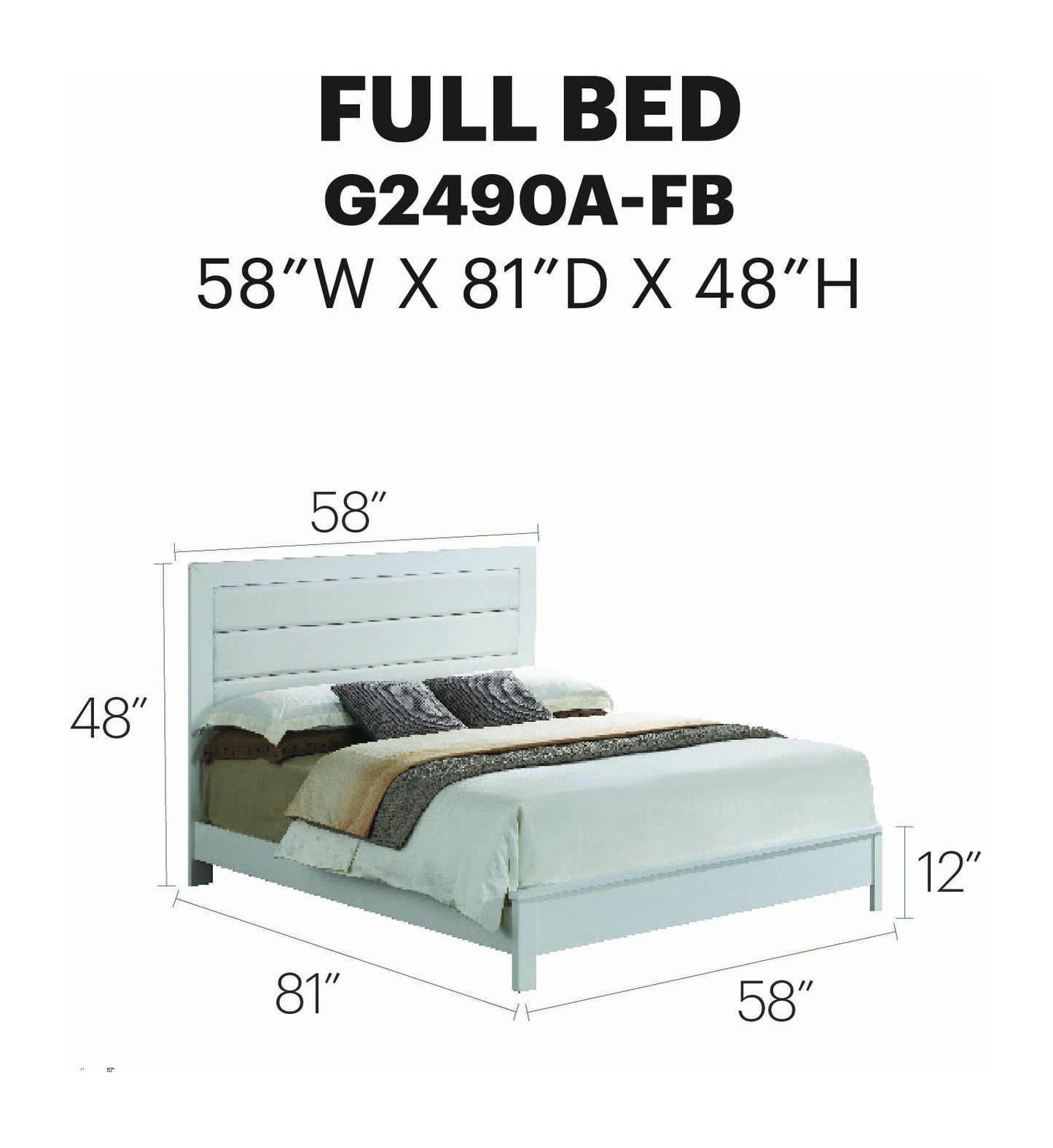 Glory Furniture - Burlington - Upholstered Bed