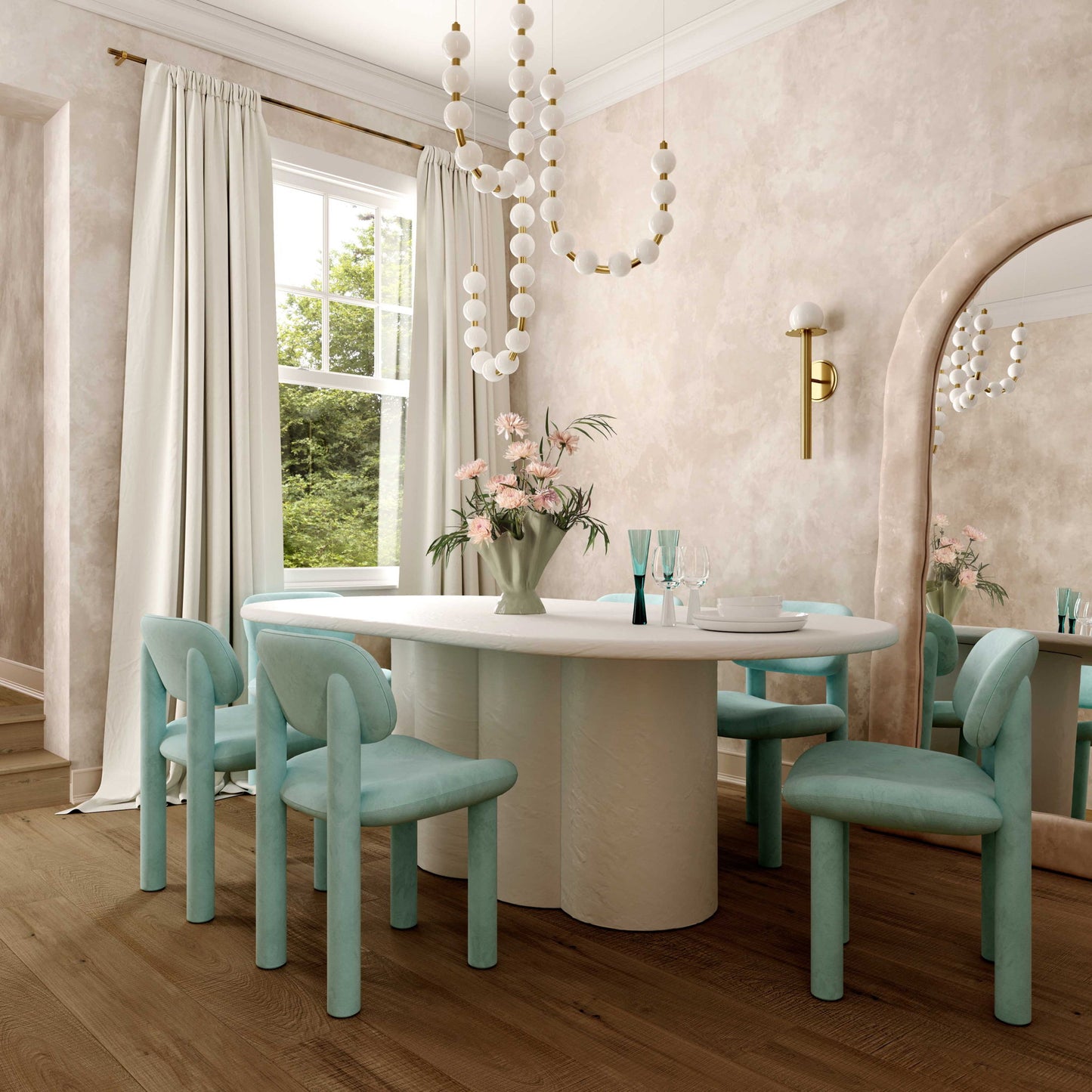 Elise - Velvet Dining Chair