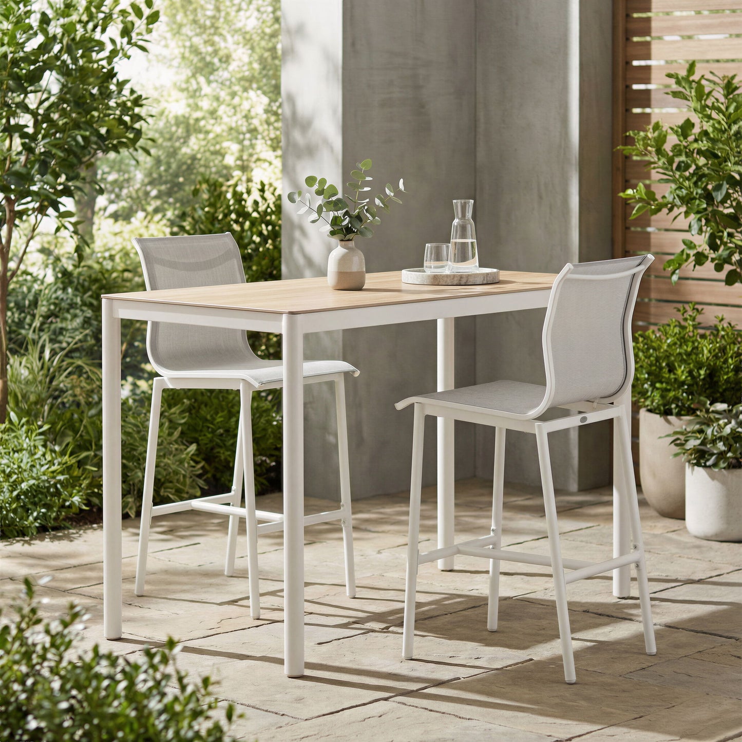 Dimira - Bar Table - Natural / Beige