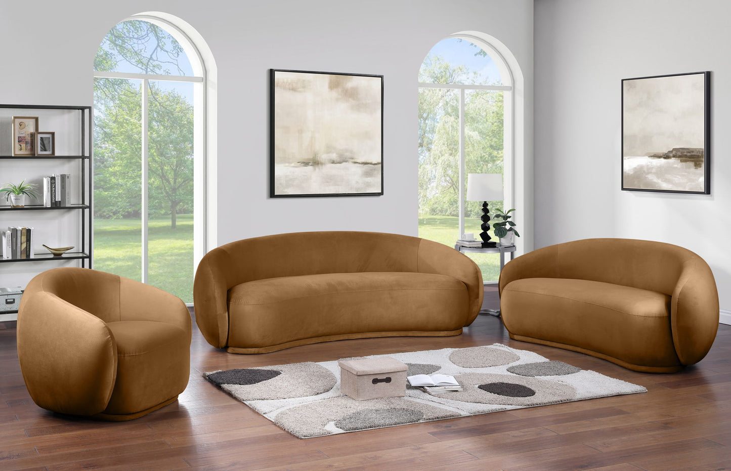 Emery - Velvet Loveseat