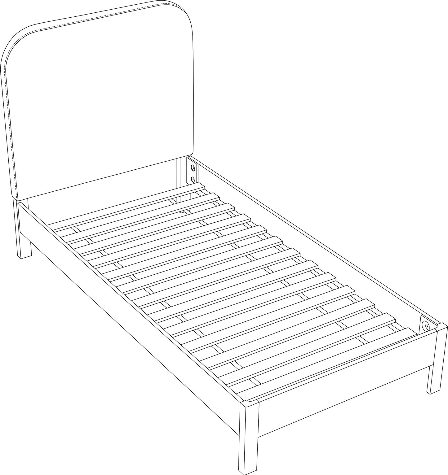 Caswell - Upholstered Bed