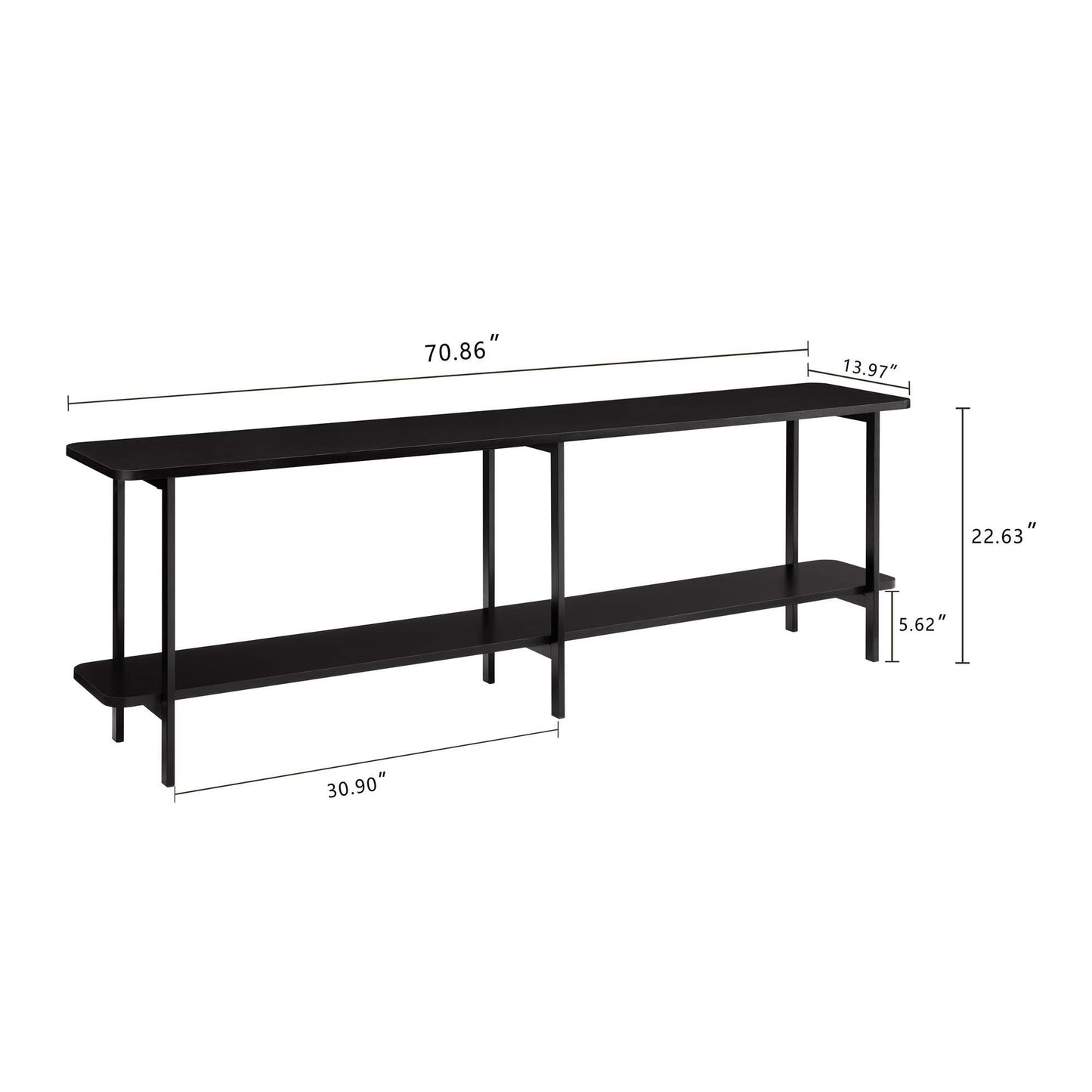 Celine - Console Table - Black