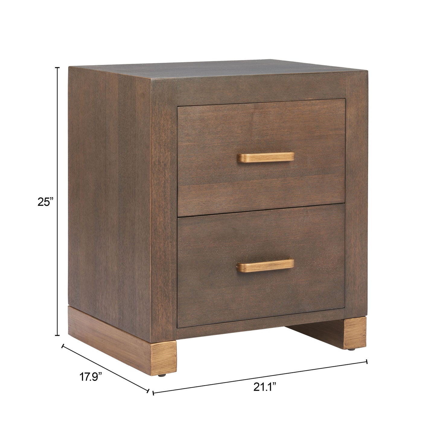 Sivar - Side Table - Brown / Espresso