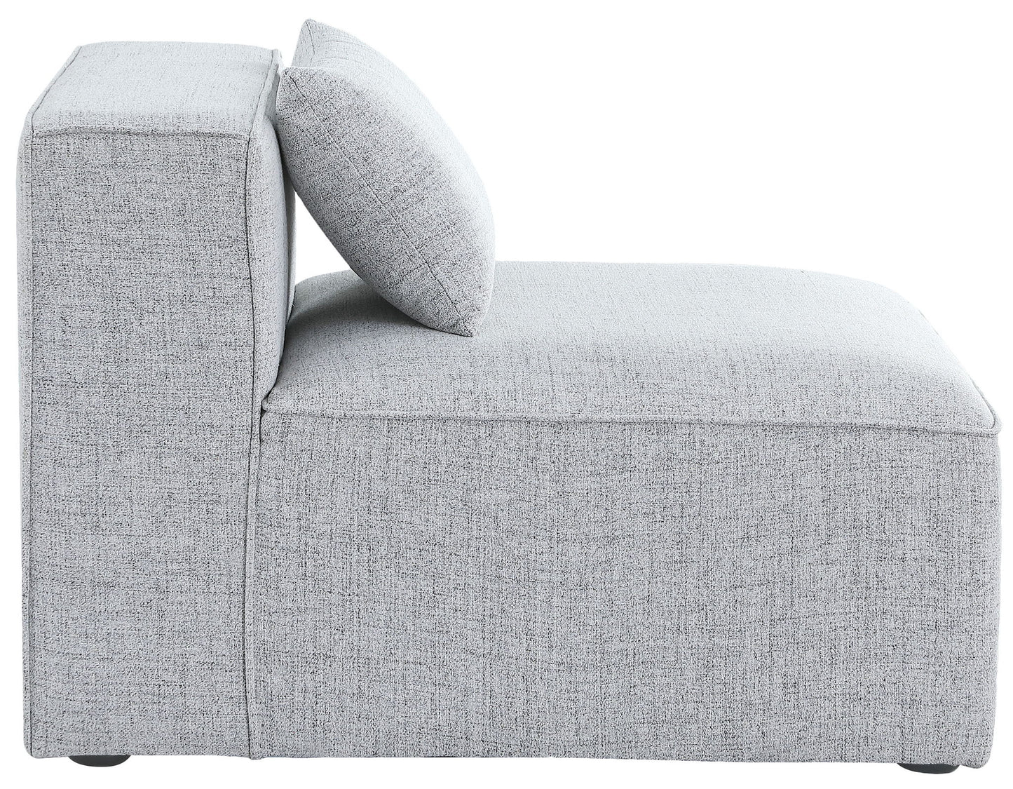 Cube - Linen Armless Chair