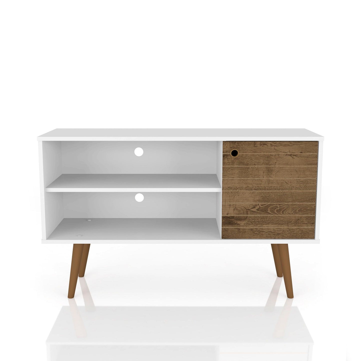 Manhattan Liberty - TV Stand With White Frame