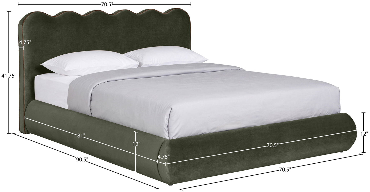 Tempo - Velvet Upholstered Bed