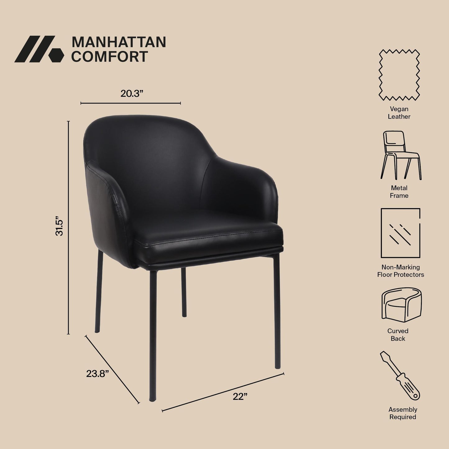 Manhattan Loft - Armchair (Set of 2)