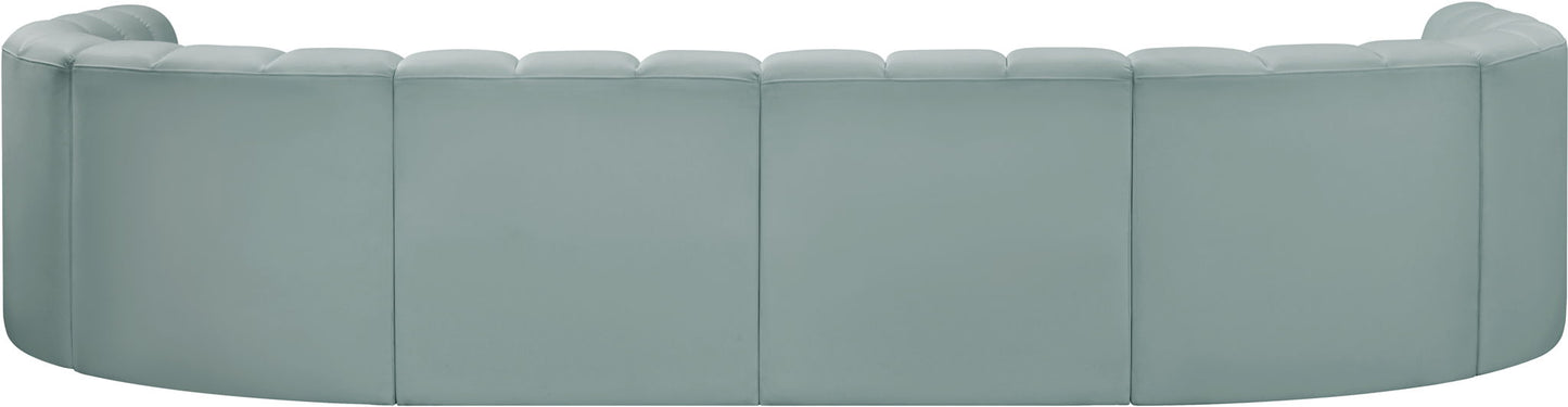 Arc - Faux Leather Modular U-Shaped Sectional